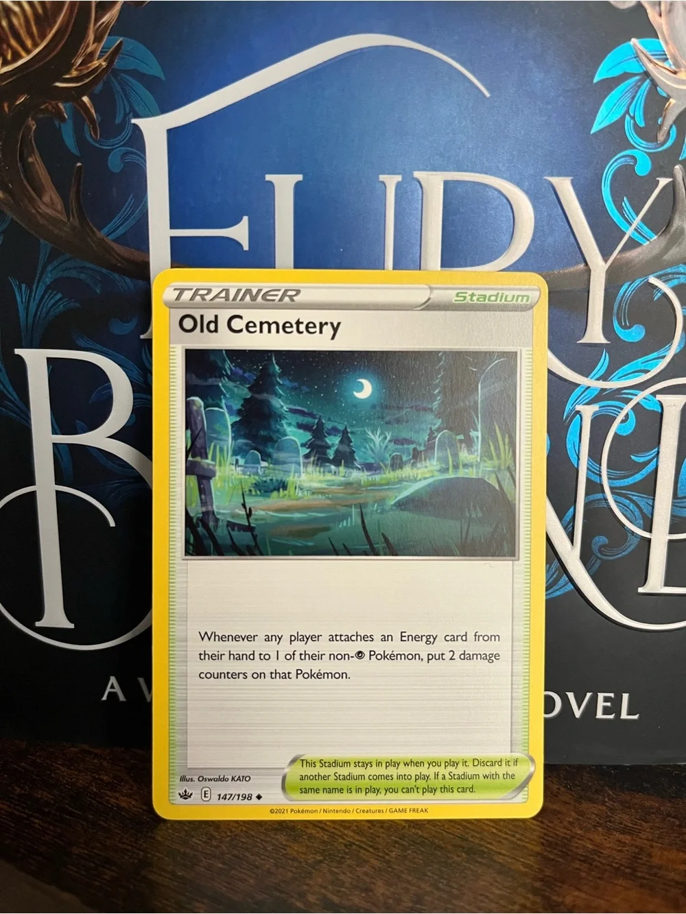 Trainer Stadium Card Old Cemetery Pokemon Chilling Reign 147/198